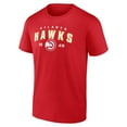 thumbnail image 2 of Men's Red Atlanta Hawks Rebel Logo T-Shirt, 2 of 3
