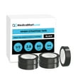 thumbnail image 2 of MMBM 2.8 Mil - Heavy Duty Strapping Bundling Adhesive Tape with Tight Seal, Resistant to Breaking/Splitting, High Strength, Black, 1/2" x 60 Yards, 144 Pieces, 2 of 6