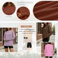 thumbnail image 3 of SUNBS T Shirts for Women Oversized Long Sleeve Basic Crewneck Tee Fall Winter Casual Blouses, Sizes S-3XL, 3 of 9