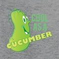 thumbnail image 3 of CafePress - Cool Cucumber Zip Hoodie - Zip Hoodie, Classic Hooded Sweatshirt with Metal Zipper, 3 of 4