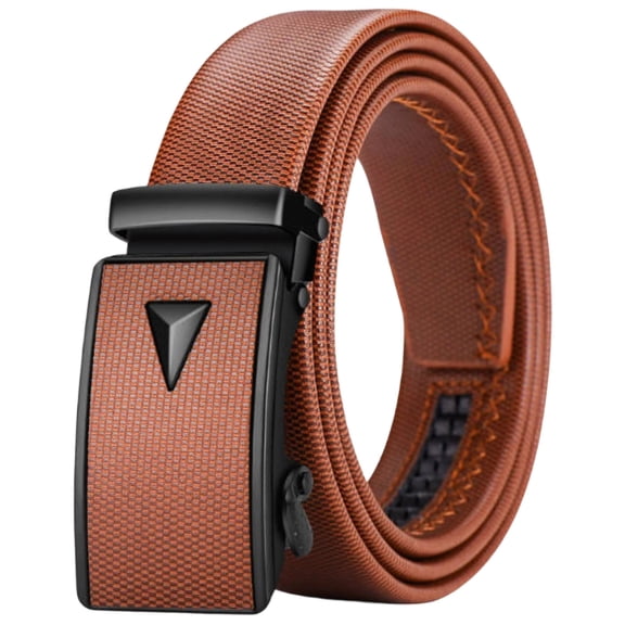 DayScoop Mens Fashion Belt Versatile Waistband Business Automatic Buckle Without Teeth Suitable Belt