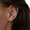 White K single 3728K, variant on Spiders Web Ear Cuff Non-Piercing Jewelry Halloween Clip Earrings, Fashionable Metal Accessory for Women's Daily & Party Outfits