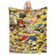 thumbnail image 1 of Manta de Minions, manta de felpa grande súper suave y esponjosa para niños, niñas y adultos jóvenes, manta de franela cálida y acogedora para sala de estar, sofá cama para todas las estaciones, 40 x, 1 of 8