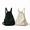 black+beige, variant on Unisex Solid Drawstring Backpack 2-Pack - Simple High-Style Large Capacity Bag for School, Work & Couple Outings