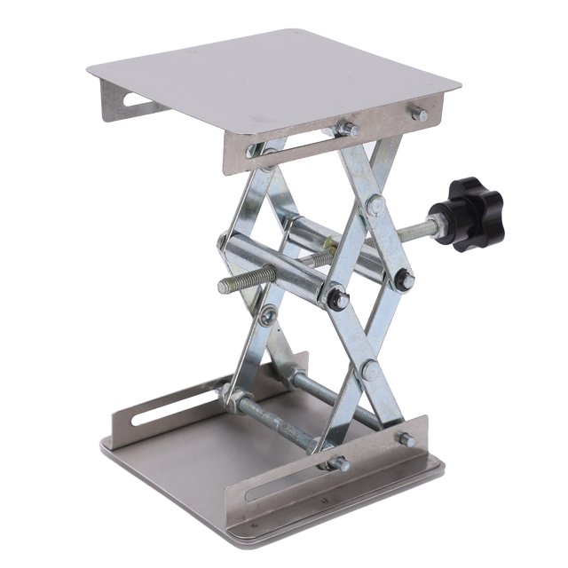 Noref Small Platform For Lifting Table,Manual Miniature Lifting Table,Small Stainless Steel Lifting Platform Manual Miniature Lift Stand Table For RC Cars