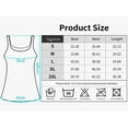 thumbnail image 6 of Charmo Women's Camisole Cotton Tank Top with Shelf Bra Wide Strap Basic Undershirt Pack 2, 6 of 7