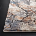 thumbnail image 3 of SAFAVIEH Cyrus Augustin Abstract Shag Area Rug, Gray/Rust, 5'5" x 7'6", 3 of 11