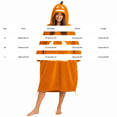 thumbnail image 3 of Pumpkin Hooded Wearable Blanket for Adults - Halloween Costume Flannel Wrap Hoodie Blanket Fall Throw for Women Men Halloween Pumpkin Costume Long Hooded Blanket Sweatshirt, Orange L, 3 of 9