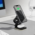 thumbnail image 4 of EGNMCR Three In One Wireless Charger Folding Magnetic Wireless Charger Suitable For Wireless Fast Charging Bracket P lastic c harger, 4 of 9