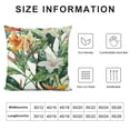 thumbnail image 5 of Chilfamy Flowers Leaves Pillow Covers for Couch Sofa Indoor Outdoor Aesthetic Decorative 1PC 22x22in, 5 of 5