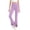 Purple#01 Slit Hem Pants, variant on Yeaiivve Kids Girls Workout Pants With Side Pockets Tummy Control Crossover Split Hem Pants Comfort Slimming Fit Yoga Leggings