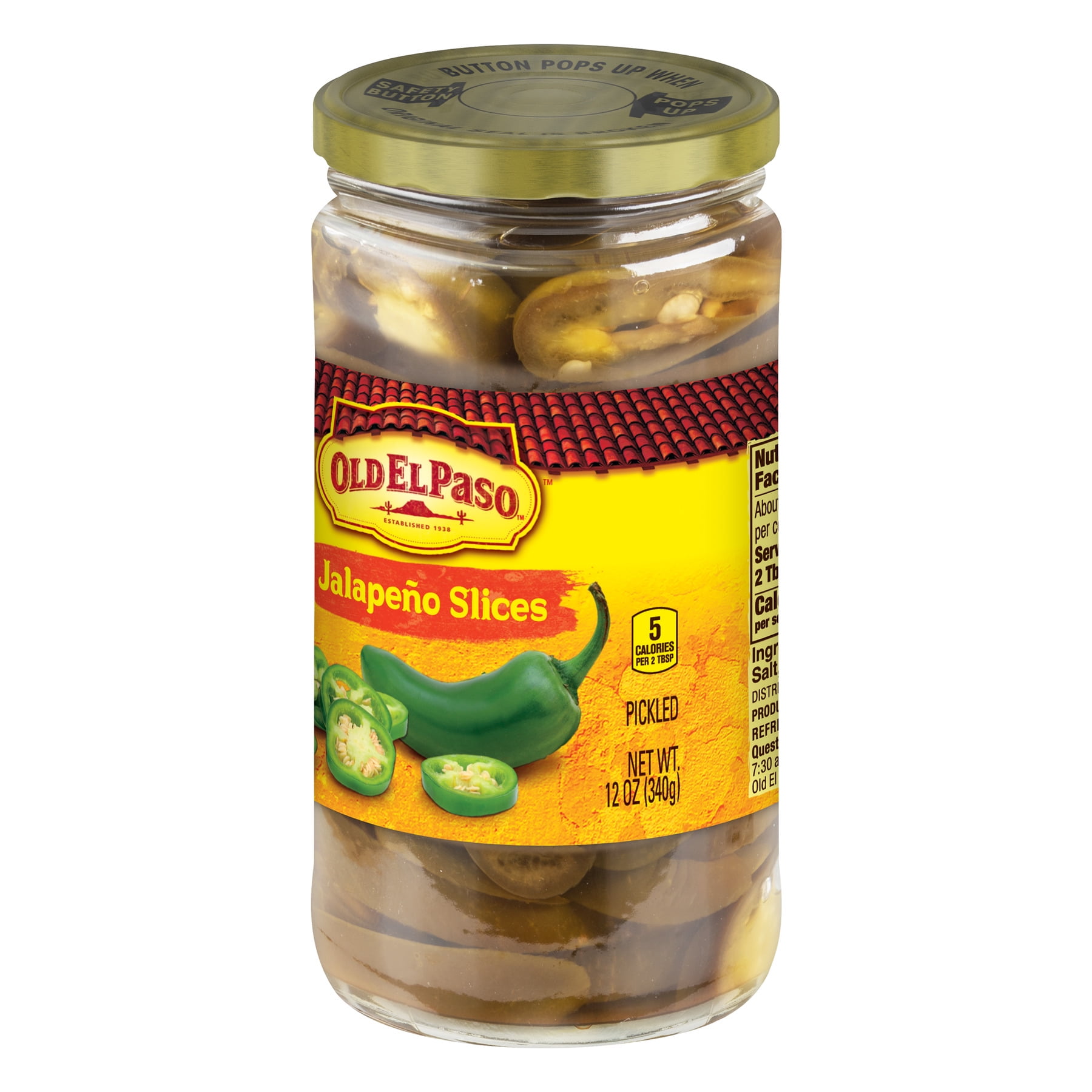 Old El Paso Pickled Jalapeno Slices 12 Oz Walmart Com Walmart Com