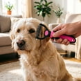 thumbnail image 6 of Heavy Duty Undercoat Rake Pet Brush for Long Hair Dematting Comb for Dogs and Cats Deshedding Dog Brush Removes Tangles Knots and Loose Fur, 6 of 8