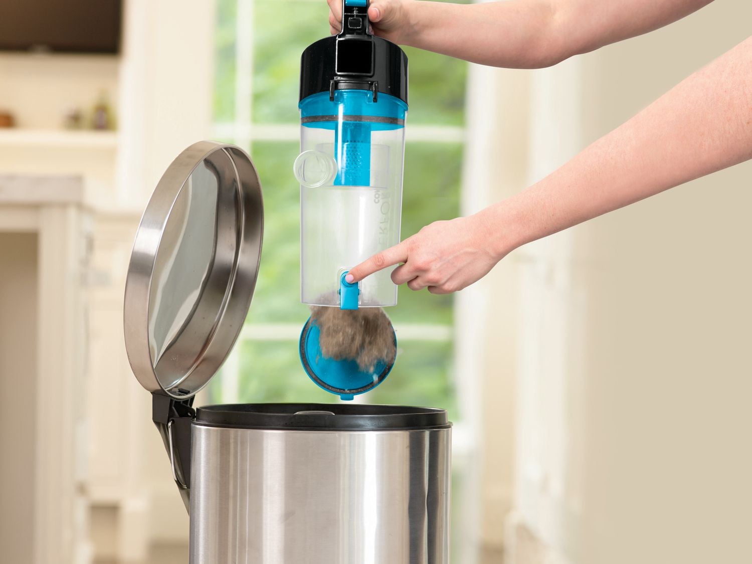 PowerForce® Compact Bagless Upright Vacuum, Fast and easy cleaning