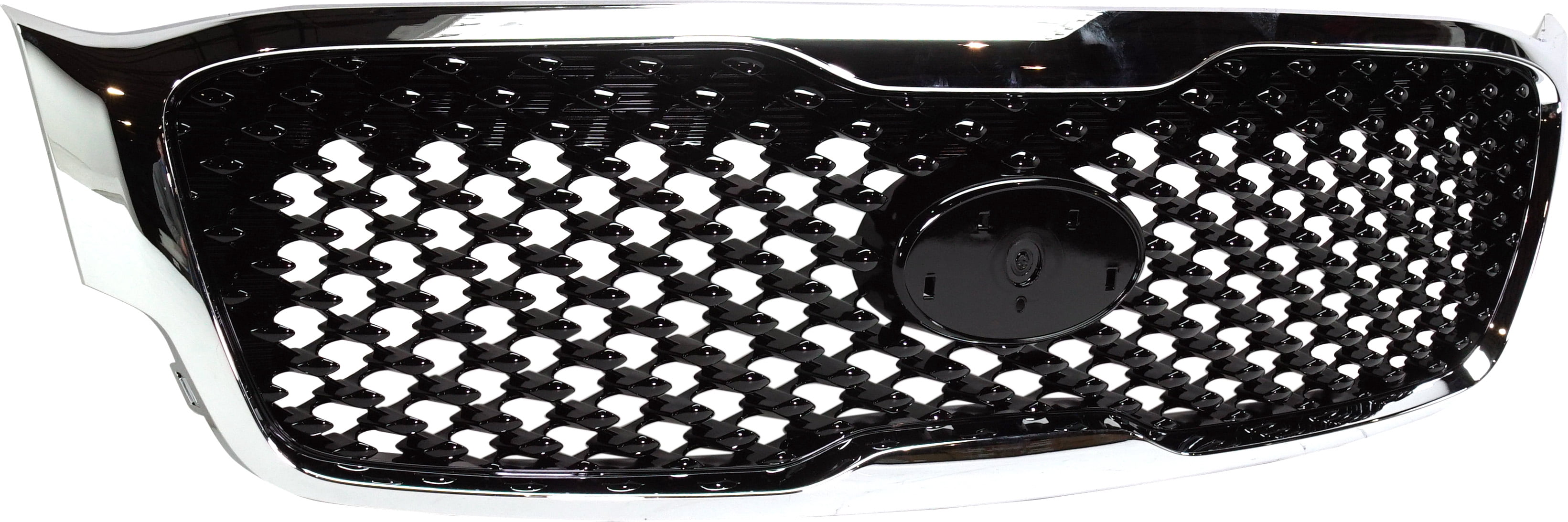 Grille Assembly Compatible With 2016-2018 Kia Sorento Painted Black Shell and Insert