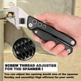 thumbnail image 5 of Momihoom Multitool Wrench 19 In 1 Multipurpose Camping Gear Pocket Size Adjustable Wrench, Cutting Saw, Bottle Opener, 5 of 8