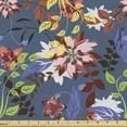 thumbnail image 1 of Flower Fabric by the Yard, Flourishing Spring Bloom Branches with Leaves Botanical Seasonal Succulent Beauty, Decorative Upholstery Fabric for Sofas and Home Accents, Multicolour by Ambesonne, 1 of 5