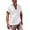 White, variant on lmcalzta Mens Short Sleeve Linen Shirts Button down Casual Tops Summer 2025 Beach Shirts with Pockets