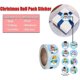 thumbnail image 4 of 500 Piezas de Pegatinas de Feliz Navidad YONGSHENG Etiquetas Adhesivas Redondas de Navidad, 4 of 5
