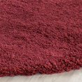 thumbnail image 4 of Safavieh California Shag Maroon Shag Rug - Round 6'7", 4 of 4
