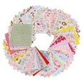 thumbnail image 1 of MasteelfCA 50pcs Cotton Fabrics DIY Patchwork Handmade Cloth Materials for Sewing Scrapbooking Quilting (10X10CM), 1 of 8