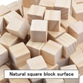thumbnail image 4 of 50pcs Wood Cubes Square Blocks Unfinished Cubic Wooden for Math Counting Craft Childlike Game,2cmx2cmx2cm, 4 of 8