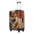 thumbnail image 2 of Fotbe Vintage Shiba Inu Art Luggage Cover Protector,Suitcase Protector,Scratch and Dirt Resistant,Fits 18-32 Inch Luggage-X-Large, 2 of 8
