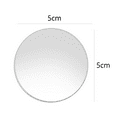 thumbnail image 2 of Blind Spot Mirror, Rearview Convex Side Mirrors for Cars SUV Truck Van Stick on Adhesive, Rear View HD Glass Frameless Sway Rotate Adjustable Wide Angle, Round 2pcs, 2 of 5