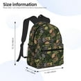 thumbnail image 3 of Goofa Camouflage Skulls Print Casual Backpack for Women Men,Waterproof High School Bookbag,Lightweight Travel Daypack,Classic College Backpack,Laptob Backpack, 3 of 6