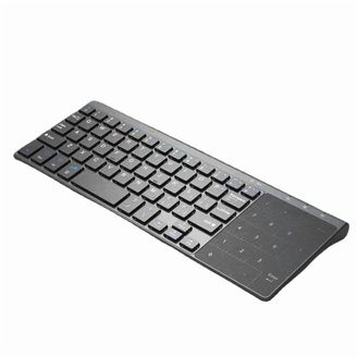 A36 2.4GHz Wireless Keyboard With Touchpad - For Android TV Box, Smart TV, PC, Laptop (USB Receiver Included)