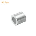 thumbnail image 6 of 60 Pcs Aluminum Crimping Loop Sleeves for 1/4" Diameter Wire Rope, Round Wire Rope Sleeve for Cable Line End, 6 of 6