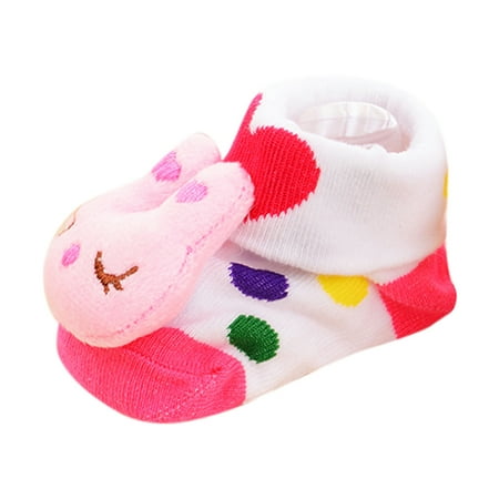 

Gvdentm Sock Shoes for Baby Boy Baby Socks Anti-Slip Stereoscopic Girls 3D Cartoon Floor Baby Shoes Kid Shoes Boys Shoes Baby First Walking Shoes Multicolor 0-12 Months