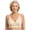 Nude, variant on Women's Wireless Assisted Dressing Adaptive Bra with Hook and Eye Closure Front Crossover Bras Nude M
