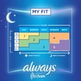 thumbnail image 2 of Always Infinity Feminine Pads for Women, Size 4 Overnight Absorbency, Multipack, with Flexfoam, with Wings, Unscented, 26 Count x 3 Packs (78 Count Total), 2 of 5