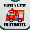 thumbnail image 4 of Inktastic Daddys Little Firefighter Boys or Girls Baby Bib, 4 of 4