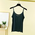 thumbnail image 2 of cfhntfmh Pajama Tops for Women Soft Sleeveless Scoop Neck Sleep Camisole Sleepwear Spaghetti Strap Basic Cami Undershirts, 2 of 4