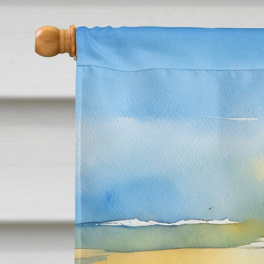 Nevada Sagebrush in Watercolor House Flag 28 in x 40 in