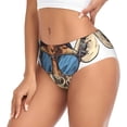 thumbnail image 2 of Balery American Giraffe Style Ropa Interior de Algodón para Mujer con Dibujo – Braguitas Cómodas y Elásticas, Estilo Clásico-X-Large, 2 of 6