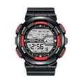 thumbnail image 1 of Reloj deportivo para hombre, relojes para hombre, una variedad de estilos de relojes electrónicos deportivos geniales con cuatro botones, reloj de aleación para hombre., 1 of 2