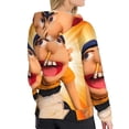 thumbnail image 4 of Lsque Sml Jeffy Pattern Casual Women's Hoodie,Hooded Sweatshirt with Kangaroo Pocket,Pullover Hoodie with Eye-catching Drawstrings-XX-Large, 4 of 8