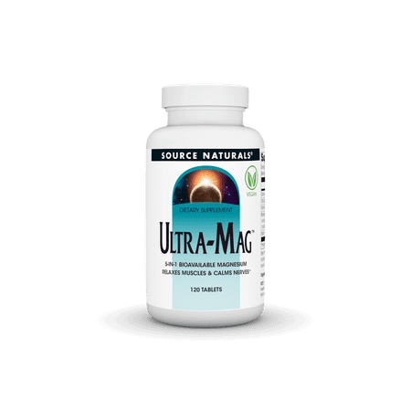 Ultra-Mag High Efficiency Magnesium Complex Tablets For Nerve Function - 120 Ea