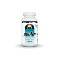 Source Naturals Ultra-Mag, 5 IN 1 -Bioavailable Magnesium, Maintains Muscle & Nerve Function* - 120 Vegan Tablets