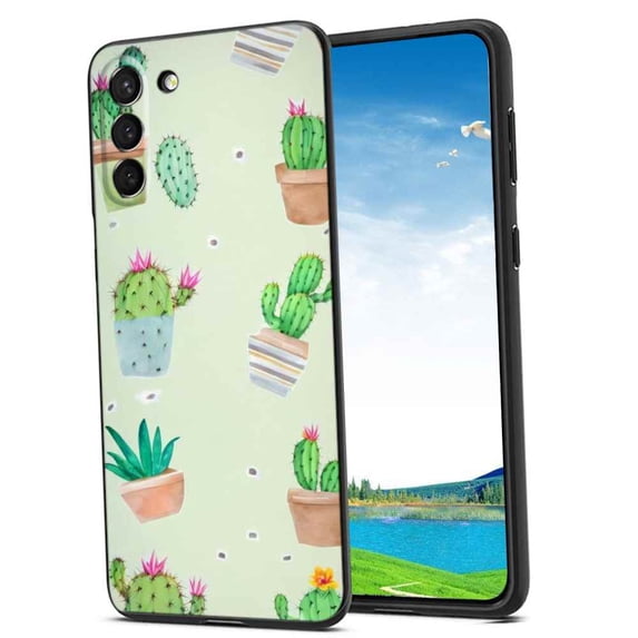 Compatible with Samsung Galaxy S22+ Plus Phone Case, Cactus-86 Case Silicone Protective for Teen Girl Boy Case for Samsung Galaxy S22+ Plus