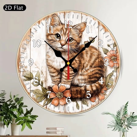 American Football Touchdown Season Round Wall Clock Silent Autumn Game Day Decor