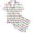 p-73White283, variant on CAIVO 2 Piece Pajama Sets Kids Girls Flower Printed Short Sleeve Lapel Button Down Shirts Tops With Shorts Sleepwear Nightwear