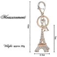 thumbnail image 5 of ZHAOCHENG Llavero con forma de Torre Eiffel de diamantes de imitación ¡Llavero de Torre Eiffel de cristal, lindo!, 5 of 5