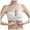 White, variant on Riforla Women's Strapless Push up Bra with Top and Back Everyday Wear Bras Black 34