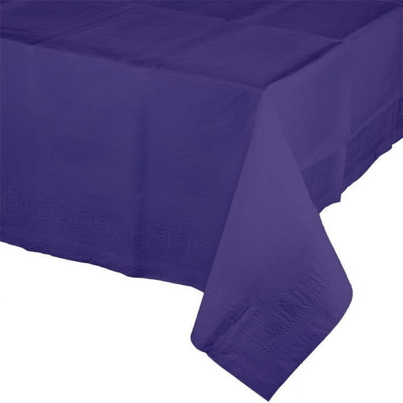 6 Count Bulk Pack Purple Paper Table Covers 54" x 108"