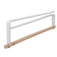 thumbnail image 1 of Yuarrent Portarrollos de papel Ahorro de espacio debajo del gabinete Estante para rollos de papel Cojinete de carga Toallero de papel Sin taladrar con 3 Utensilios de cocina Yuarrent HA018897-00, 1 of 6