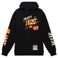 thumbnail image 2 of Men's Mitchell & Ness  Black Miami Heat Hardwood Classics Slap Sticker Pullover Hoodie, 2 of 3